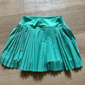Originality Green Pleated Tennis Skirt